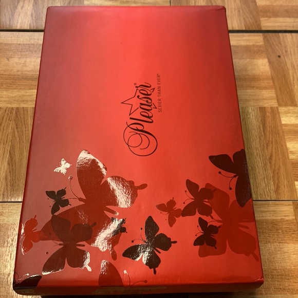 Pleaser Adore Beige Suede w/ Beige Sparkle - NWT 7 (Sold Out Online 1020fsmg) - Picture 6 of 7